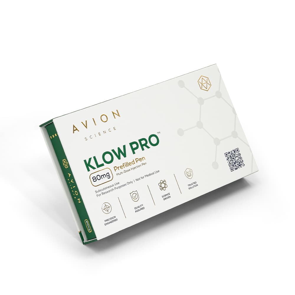 Klow product packaging